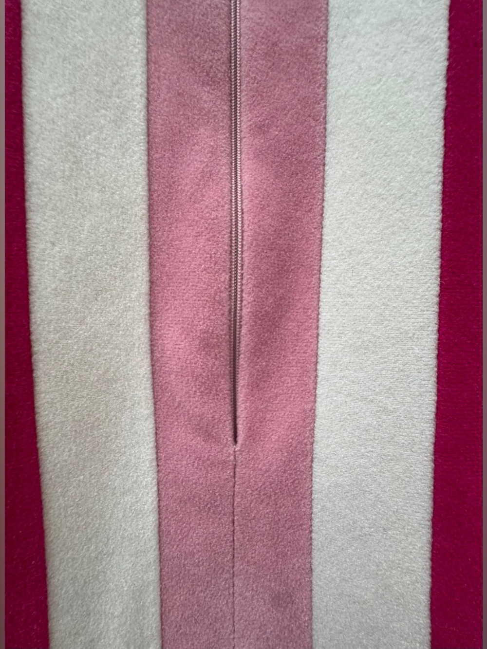 Vintage Vanity Fair Women's Fuchsia, Pink & Cream House Coat Size 18 XXL - Picture 11 of 11